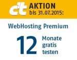 WebHosting Premium von Host Europe (100GB Webspace!) - 1 Jahr kostenlos - keine Kündigung!