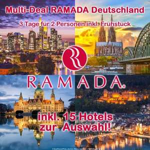 Ramada Hotelgutschein (15 Hotels in DE)