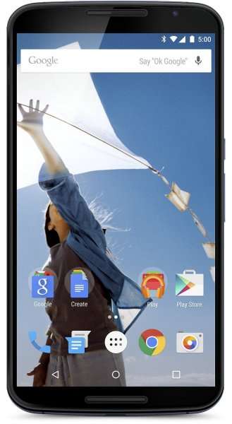 Motorola Google Nexus 6 32GB (LTE, 6" AMOLED 2560x1440, 2,7GHz Quadcore, 3GB RAM, 13MP Kamera, Android 5.1) blau für 378,55 € @Amazon.es