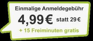 DriveNow Anmeldung 4,99 Euro inkl. 15 Freiminuten (im Wert von 3,60 Euro)