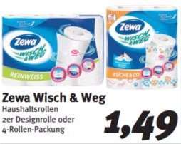 [FENEBERG / KAUFMARKT] Zewa Wisch & Weg 2x72 Blatt Märchenedition / 4x45 Blatt für 0,99€ (Angebot+Coupon)