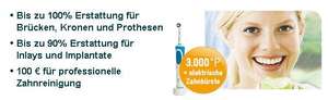 Zahnzusatzversicherung ab effektiv 6€ für 1 Jahr + elektrische Zahnbürste!