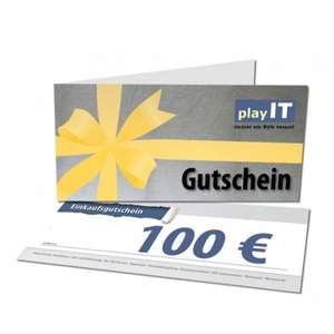 playIT.de - 100€ Einkaufsgutschein für 90€ (im Onlineshop + Filiale einlösbar)
