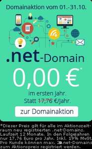 .net-Domain 1 Jahr gratis bei Checkdomain