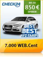 70 Euro (BestChoice/DriversChoice) für Kfz-Versicherung über Check24.de [web.de Club]