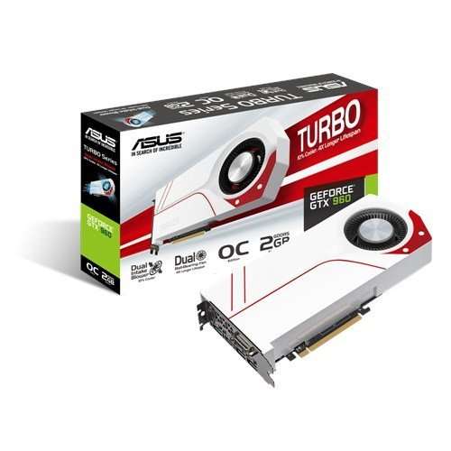 ASUS GeForce TURBO GTX 960 OC 4 GB GDDR5 PCIe x16 Gaming Grafikkarte Weiß White für 189,90 € @ ebay (Alternate) (ab 170,91 € mit 10% Paypal-Gutschein)