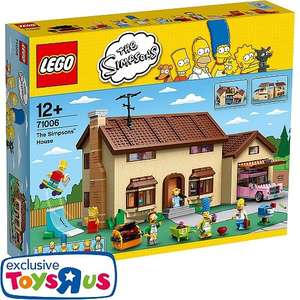 Toysrus.de, LEGO 71006 Das Simpsons Haus oder 71016 Kwik-E-Mart für jeweils 159,99€