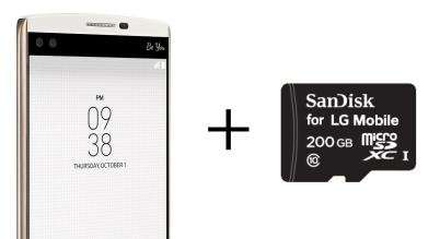 [AMAZON] LG V10 + 200GB SanDisk MicroSD