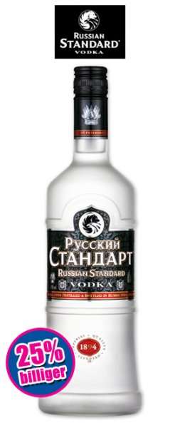 [Norma] Russian Standard Vodka 0,7L für 8,99€
