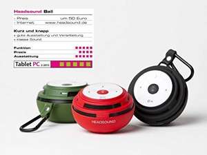 HEADSOUND Tube und Ball für je 20,80€ @ Billigarena - 2 Bluetooth Lautsprecher
