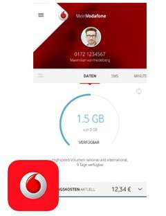 Vodafone monatlich 100MB gratis bei Nutzung der MeinVodafone App [iOS/Android]
