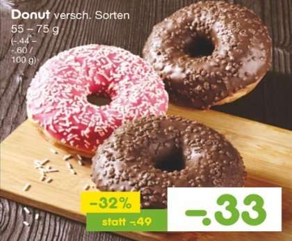 [Netto Marken-Discount] Schoko-Streusel Donut für 33 Cent