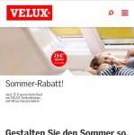 Velux 15 € Cashback Sommerrabatt auf Sonnenschutzprodukte