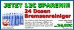 24 Stück BREMSENREINIGER 500ml bei Versand (2,50€/1L)/Lokal Wuppertal (2.00€/1L) bei werkstatt-produkte.de