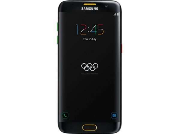 SAMSUNG Galaxy S7 Edge Olympic Games Edition, Smartphone, 32 GB, 5.49 Zoll, Schwarz, LTE