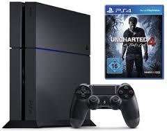 PS4 500GB, CUH-1216A + Uncharted 4: A Thief’s End 