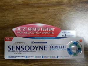 Sensodyne Complete Protection Zahnpasta Gratis testen GZG