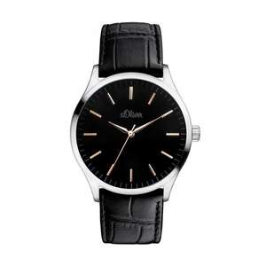 (OneDealOneDay) s.Oliver Herren-Armbanduhr XL Analog Quarz Leder SO-3052-LQ für € 48,85