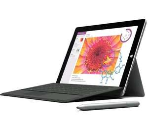 Microsoft Surface 3 inkl. Type Cover, Stift und 4GB RAM + Ricoh Drucker