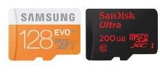 San­Disk Ultra 200GB mi­croS­DXC bis zu 90 MB/?Sek, Class 10 Spei­cher­kar­te für 49,-€ oder Samsung MB-MP128DA mi­croS­DXC Spei­cher­kar­te EVO 128 GB mit SD Ad­ap­ter für 27,-€**Auch bei Amazon** [Mediamarkt Tpss]