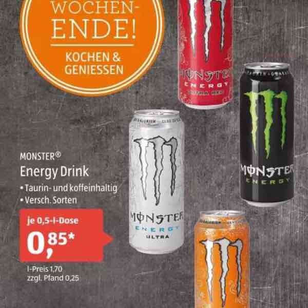 [ALDI Süd] Monster Energy am 08.10. für 0,85€