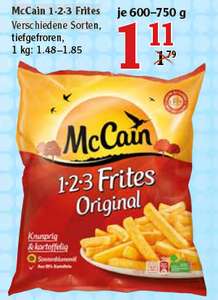 [Globus] McCain Frites  1·2·3 Frites Verschiedene Sorte  1,11€ teilweise für 41cent mit Coupon
