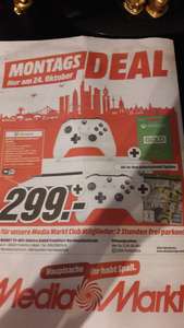 Xbox One S + FIFA 17 + 2.Controller + 3 Monate Live Mitgliedschaft *nur morgen im MediaMarkt Nordwestzentrum Frankfurt* 299€