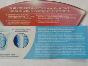 Sensodyne Repair & Protect - 100% Geld - Zurück