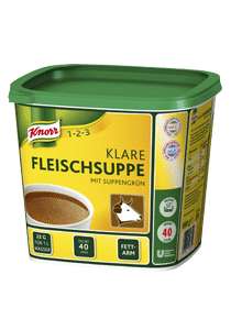 Knorr Klare Fleischsuppe mit Suppengrün (0,88 KG) Gratismuster