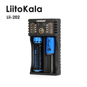 [Everbuying] Akkuladegerät LiitoKala Lii 202 (Li-Ion von 10440 bis 26650, auch NiMH AA, AAA etc.) für 4,20€