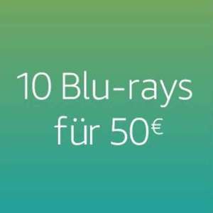 Amazon: 10 Blu-Rays für 50€