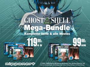 (Nipponart) Ghost in the Shell  [Filme+Serie Bundle] (DVD/Blu-ray) für 99€/119€