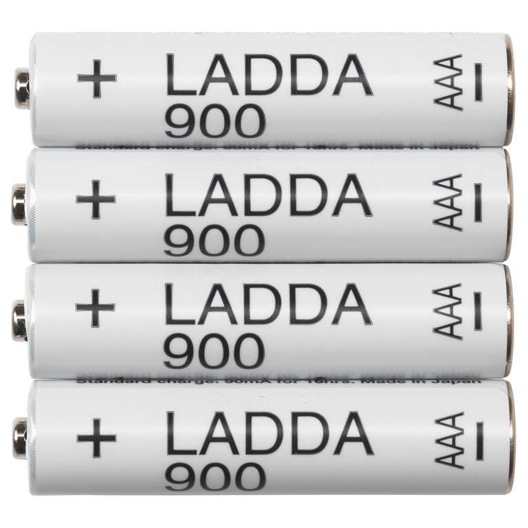 Warum einen unnötigen Aufpreis für den Markennamen Eneloop zahlen? Besser Ikea LADDA kaufen.