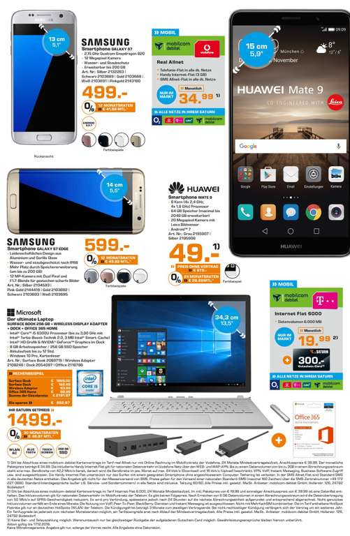 [Saturn HH] Microsoft Surface Book i5 256 GB SSD NVidia + Dock + Wireless Display Adapter + Office 365 Home für 1499€