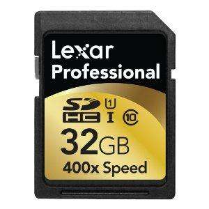 Lexar Thin Box SDHC 32GB Speicherkarte (400x Professional UHS-I) 36.-€ statt 50,49