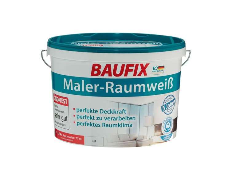 Baufix Maler Raumweiß 11L (Online & Offline)