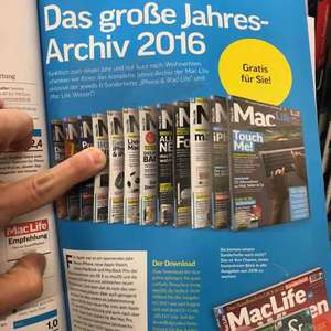 Zeitschrift MacLife als PDF (Digital) im Jahresarchiv 2016
