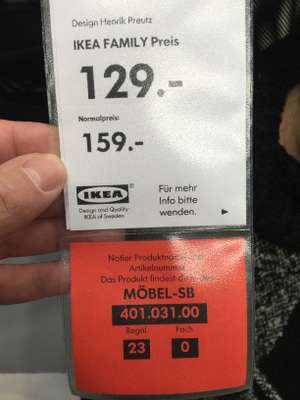 [IKEA] MARKUS Bürodrehstuhl schwarz/Leder für 129€ statt 159€ [Köln-Godorf]