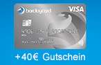 [Amazon] Barclaycard New Visa Lebenslang beitragsfrei mit 40€ Amazon Gutschein