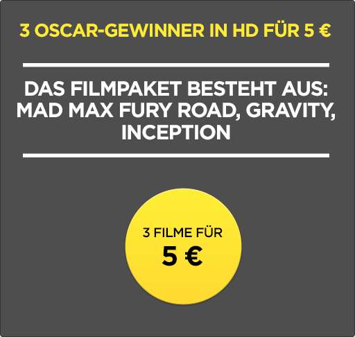 WUAKI: 3 Oscargewinner in HD -- 3 Filme für 5 EUR  (bis 27.2. befristet & 1.000 Stück)