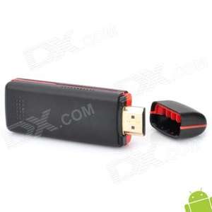 Mini Android 4.0 Network Media Player w/ Wi-Fi / HDMI / USB / Micro USB - Black (4GB)