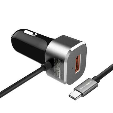 BlitzWolf® BW-C9 (USB Typ-C, Quickcharge 3.0) Car Charger für 3,88 @ Banggood