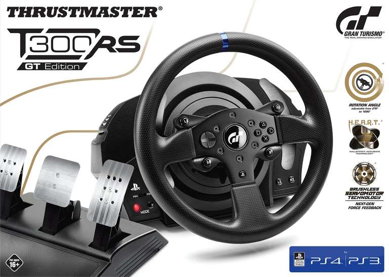 [amazon.fr] Thrustmaster T300 RS GT Edition - Lenkrad und 3er-Pedal-Set ( für PC, PS3, PS4) // 259€ statt 309€