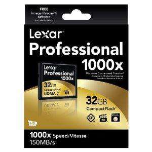 Wieder Teuer!!! (Lexar 1000x CF Karten sehr günstig bei Amazon (z.B. Lexar Professional Thin Box 32GB CompactFlash Speicherkarte 1000x statt rund 200.- "nur" 159.-)