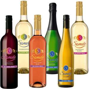 6er Entdeckerpaket alkoholfreier Weingenuss - Somée (Chardonnay, Sauvignon Blanc, Riesling etc.) für 29€ inkl. Versand