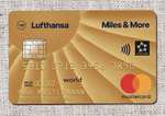 Miles & More Mastercard Gold mit 10.000 Punkten + 2 Business Class Lounge Voucher
