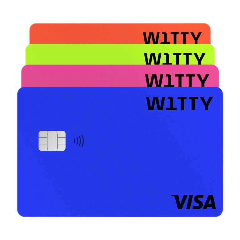 W1TTY kostenlose Debit Visa mit 3% Cashback bis 28.02.23