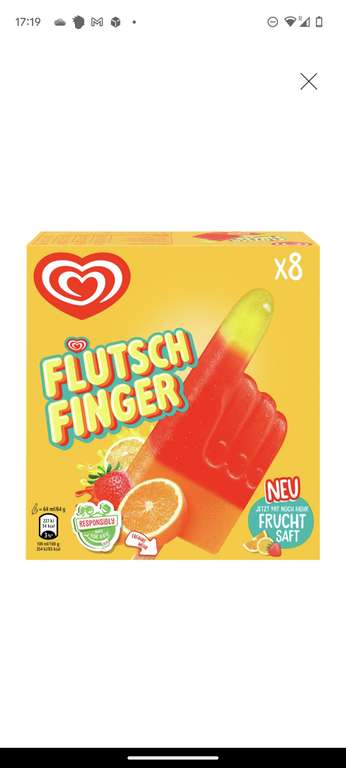 8x Flutsch Finger nur 2,22€ bei Aldi