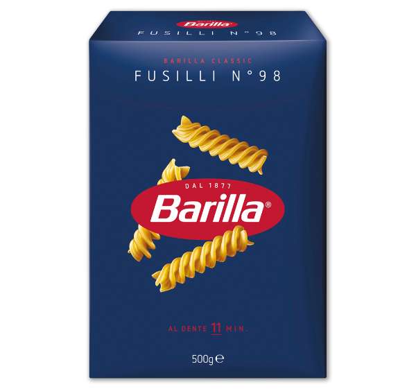 BARILLA Penne Rigate No 73/ Fusilli No 98 (500 gr)