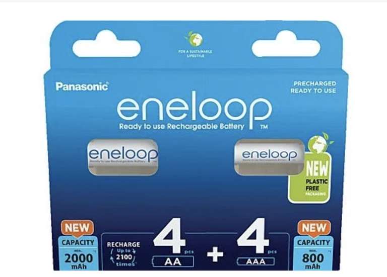 [MediaMarkt App/Saturn App] Panasonic Eneloop Mignon AA & Micro AAA 8er Pack oder Kombipack 4/4
